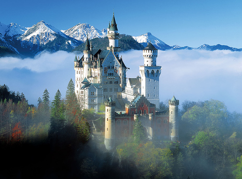 Neuschwanstein is the most famous castle in Bavaria